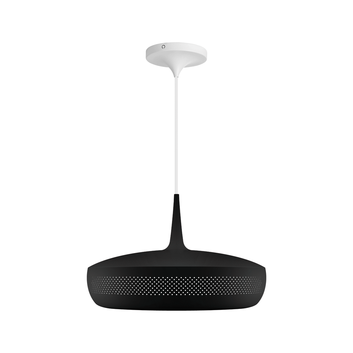 UMAGE Clava Dine pendel i sort med Cord Set Pro i hvid