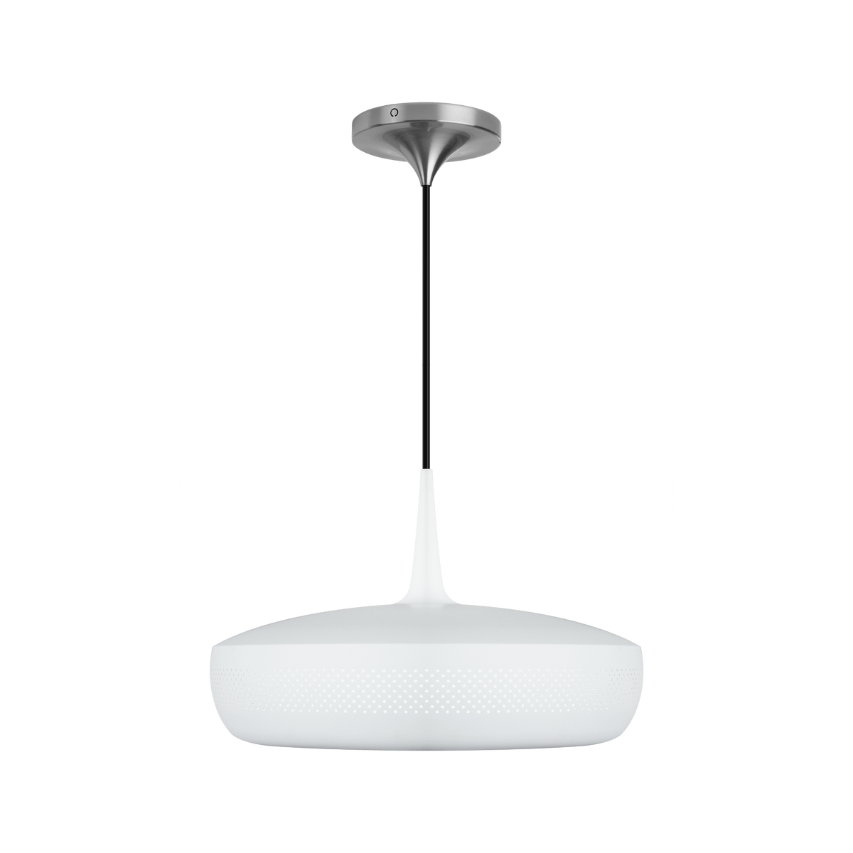 UMAGE Clava Dine pendel i mat hvid med Cord Set Pro i stål