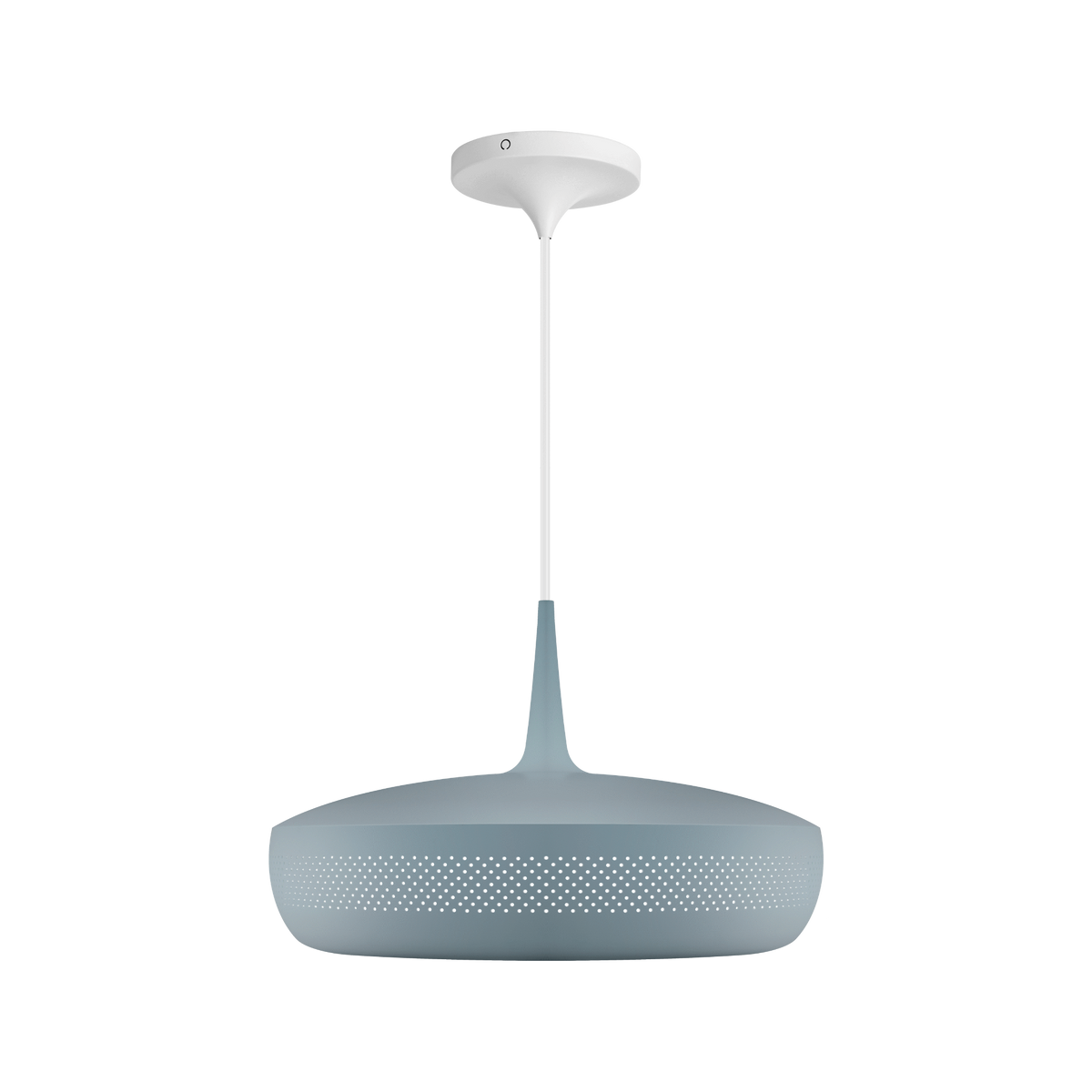 UMAGE Clava Dine pendel i Slate (blågrå) med Cord Set Pro i hvid