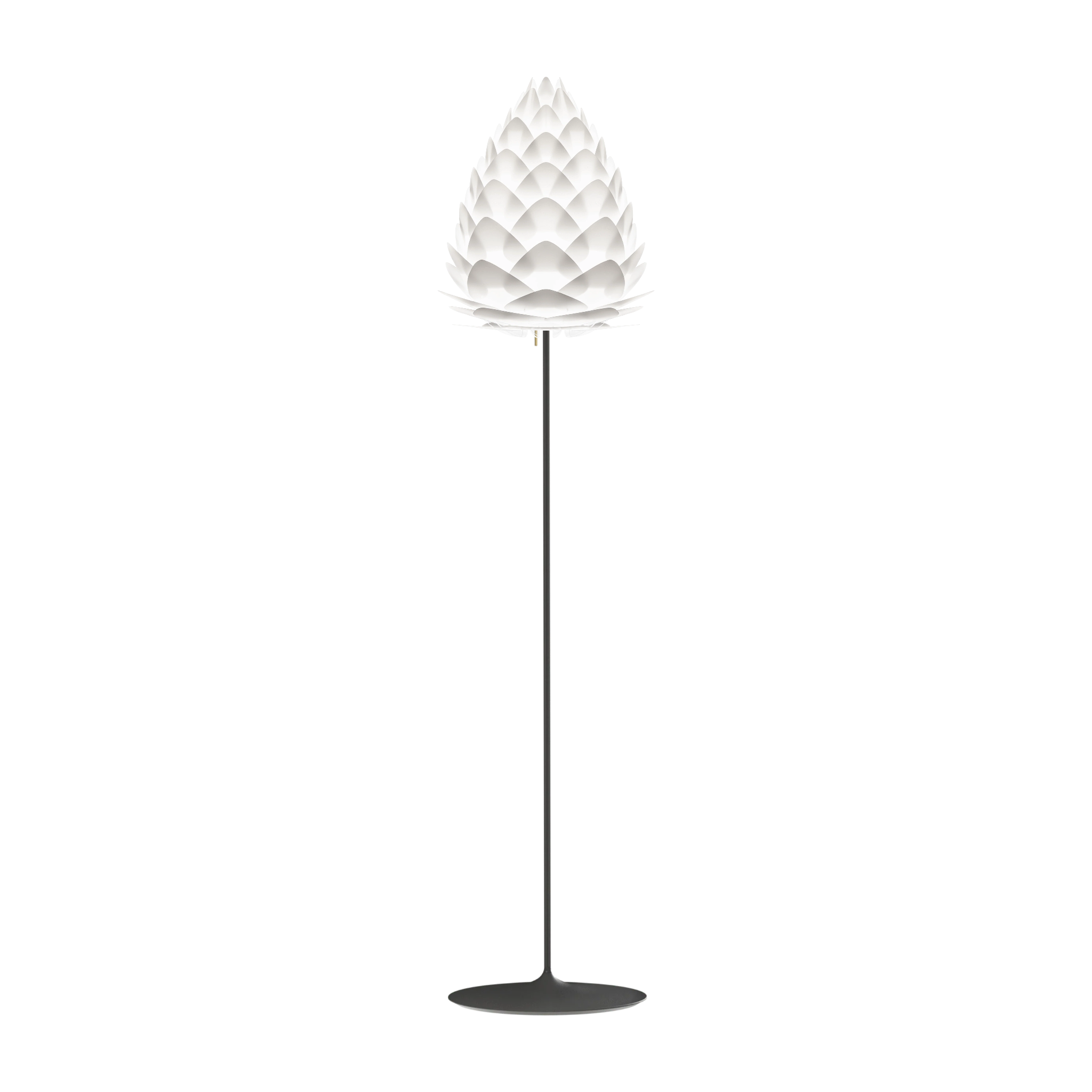 UMAGE Conia gulvlampe i Pearl White, Ø36 cm på Santé i sort