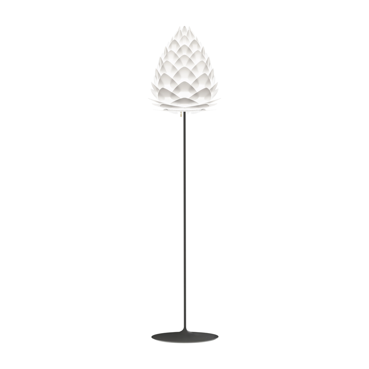 UMAGE Conia gulvlampe i Pearl White, Ø36 cm på Santé i sort