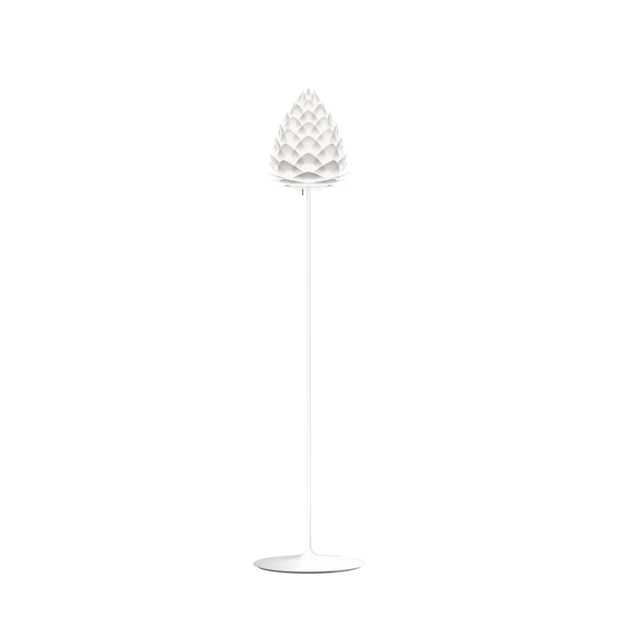 UMAGE Conia gulvlampe i Pearl White, Ø28 cm på Santé i hvid