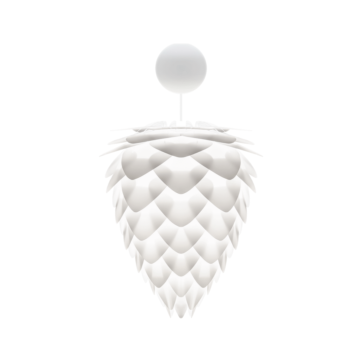 UMAGE Conia pendel i Pearl White, Ø40 cm med Cannonball i hvid