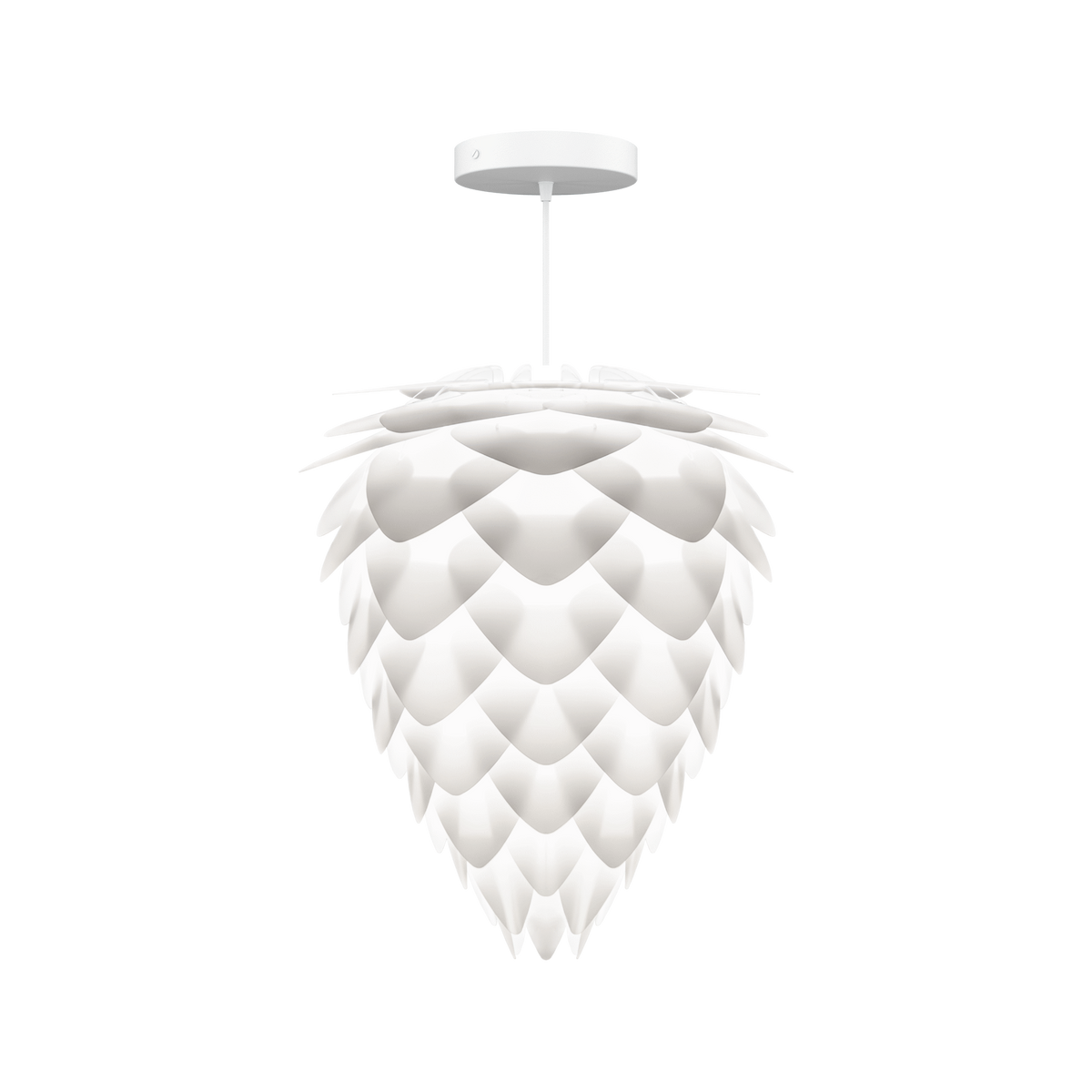 UMAGE Conia pendel i Pearl White, Ø40 cm med Rosette i hvid