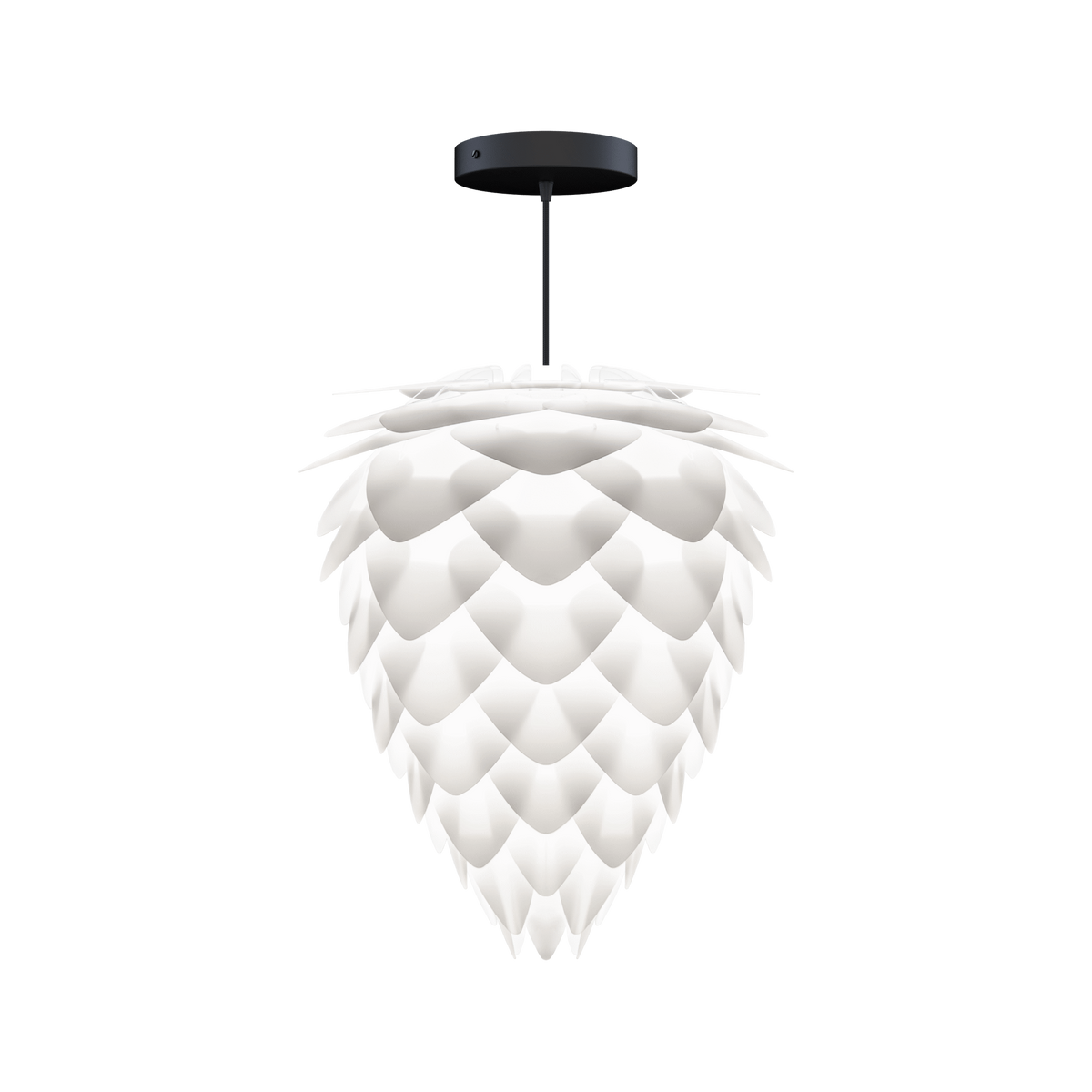 UMAGE Conia pendel i Pearl White, Ø40 cm med Rosette i sort
