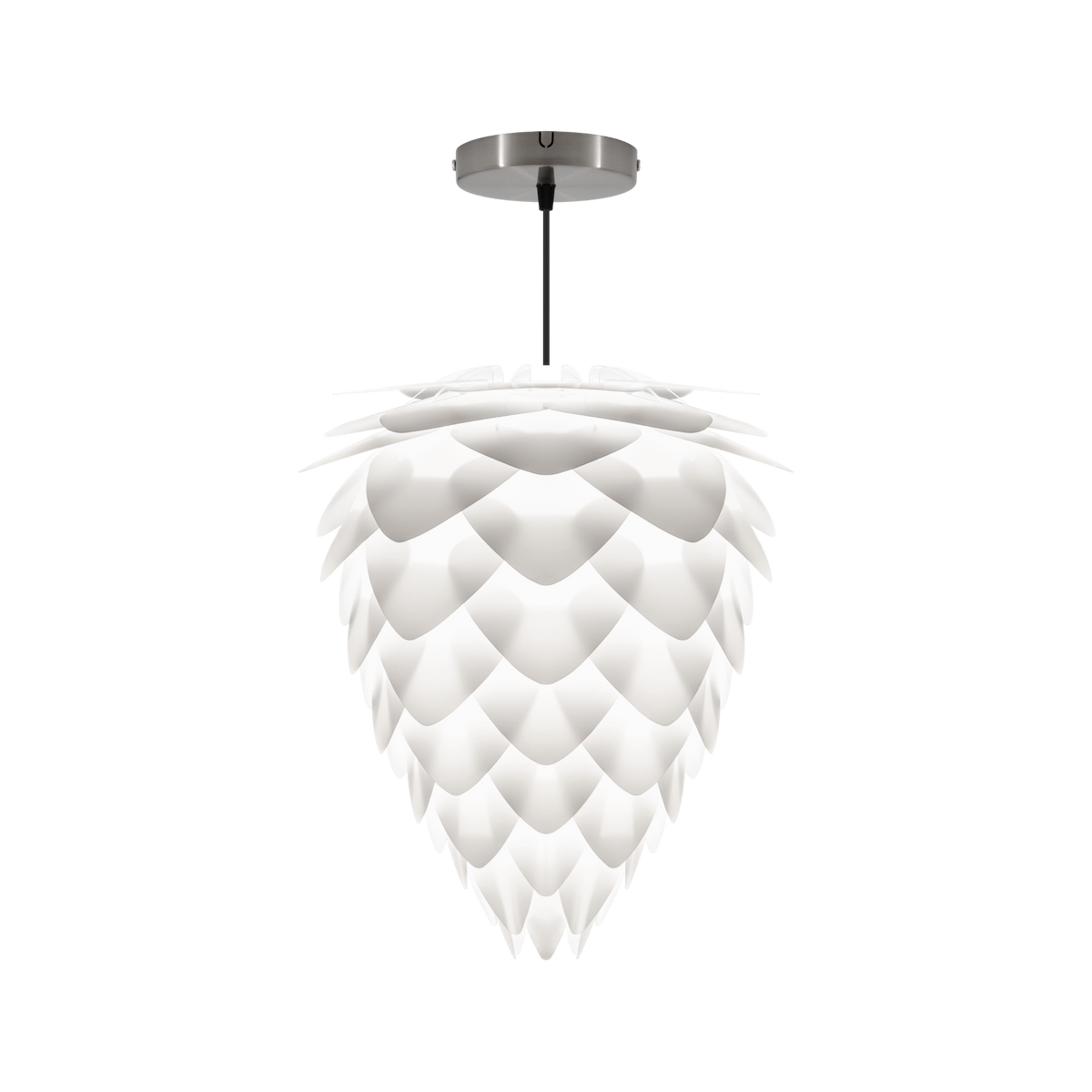 UMAGE Conia pendel i Pearl White, Ø40 cm med Rosette i stål