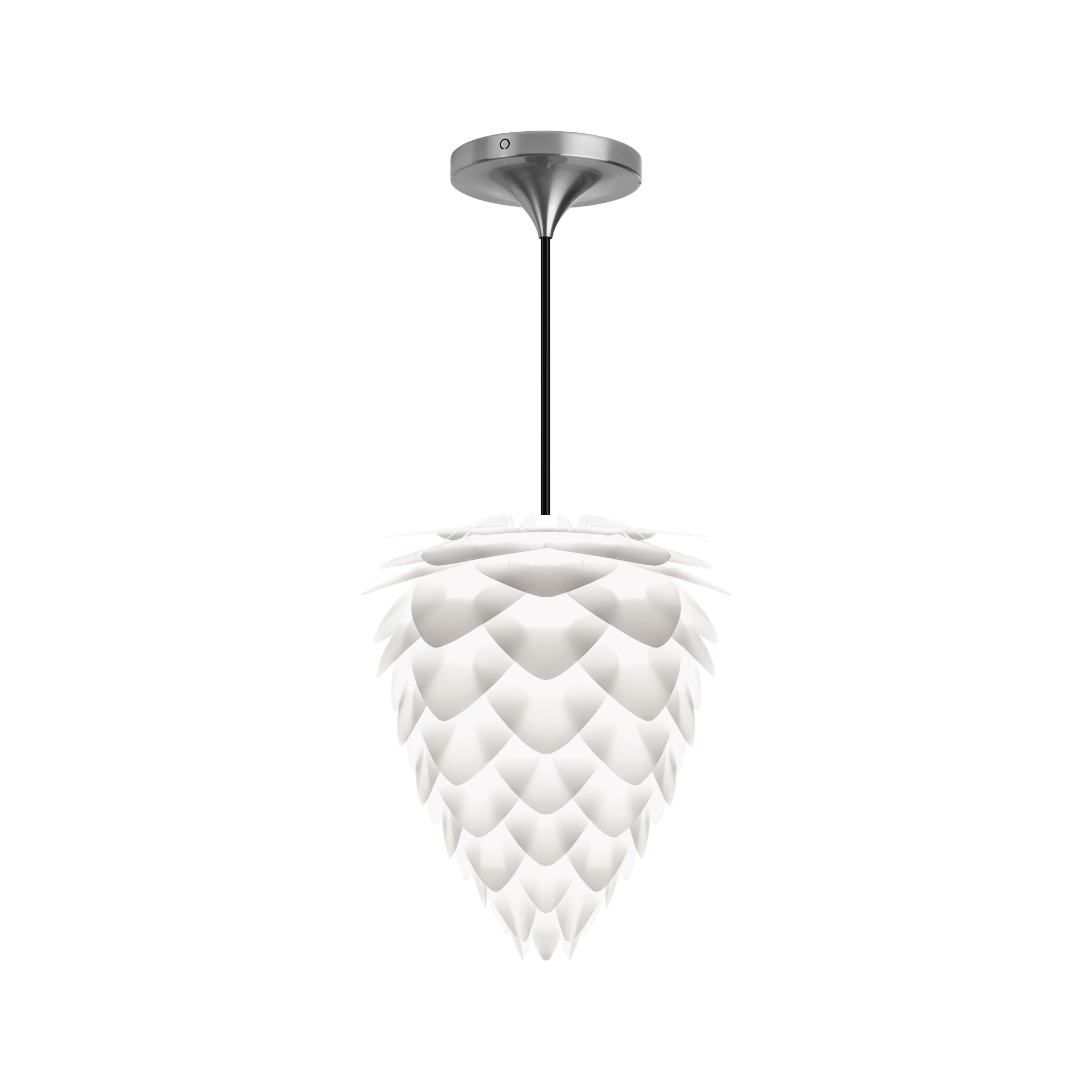 UMAGE Conia pendel i Pearl White, Ø30 cm med Cord Set Pro i stål