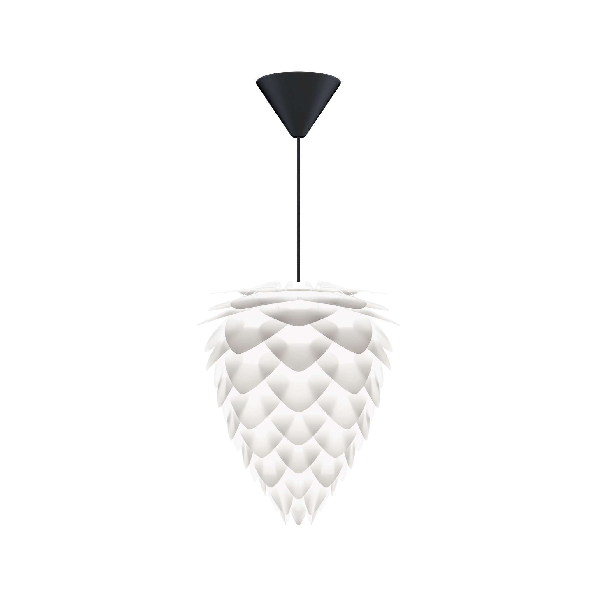 UMAGE Conia pendel i Pearl White, Ø30 cm med Cord Set i sort