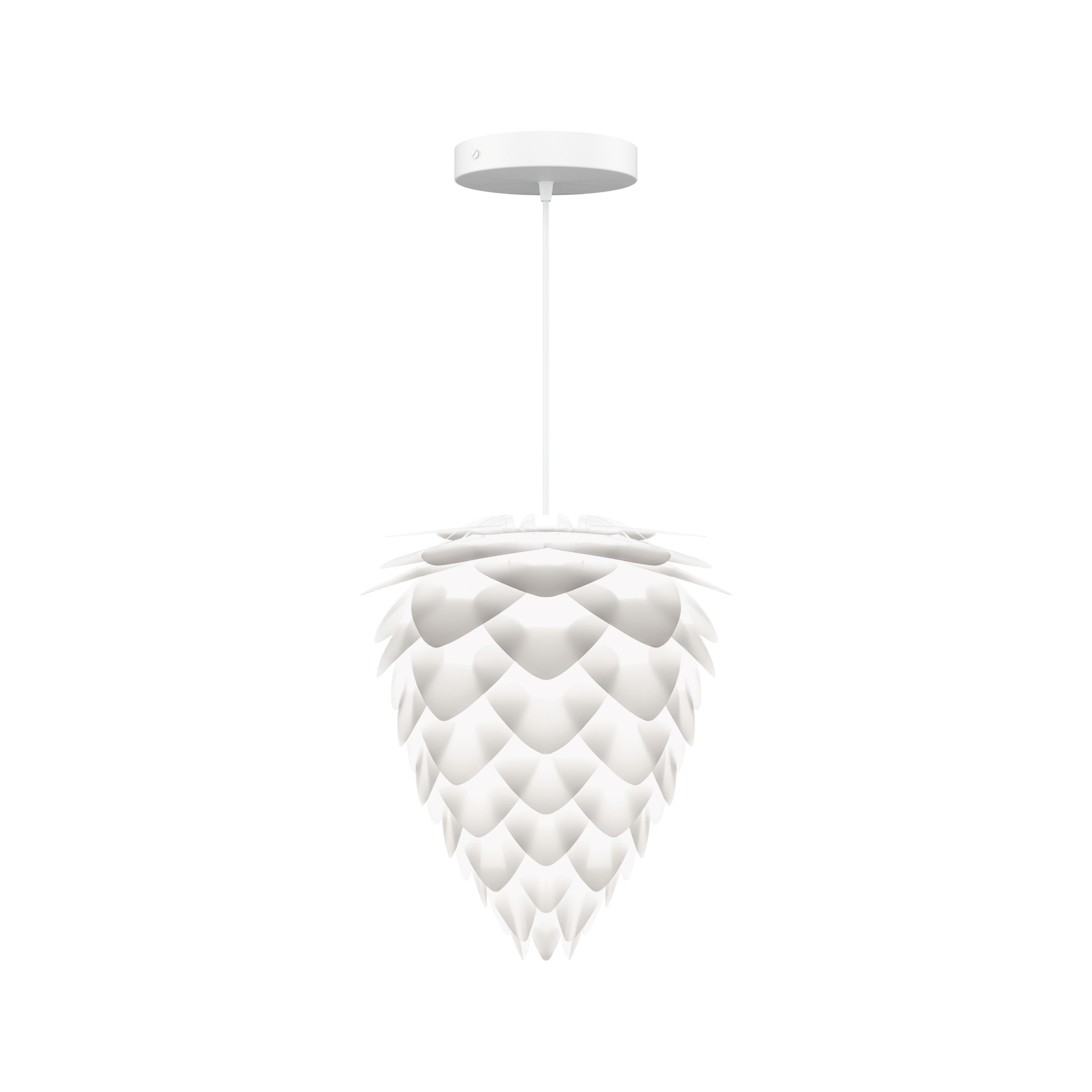 UMAGE Conia pendel i Pearl White, Ø30 cm med Rosette i hvid