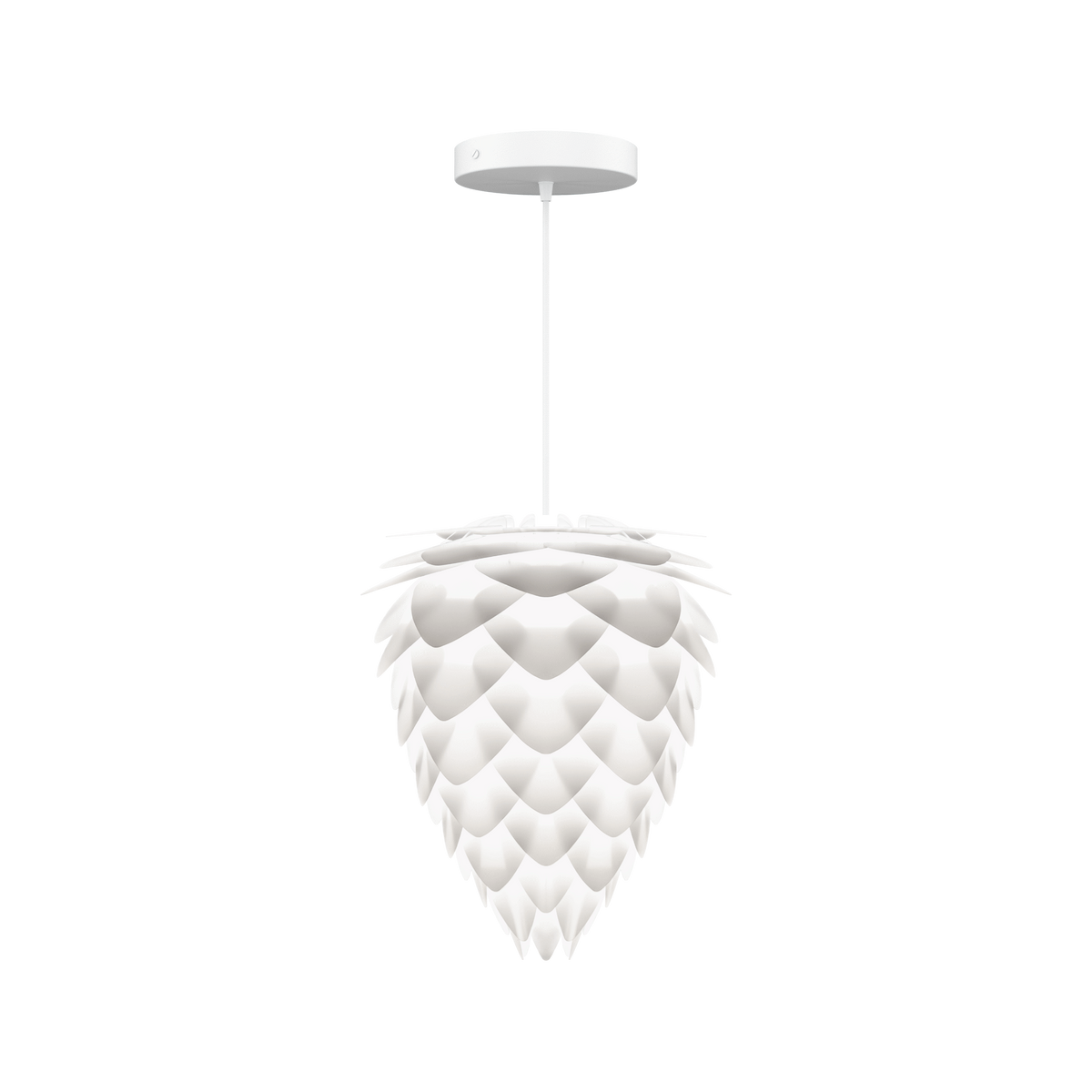 UMAGE Conia pendel i Pearl White, Ø30 cm med Rosette i hvid