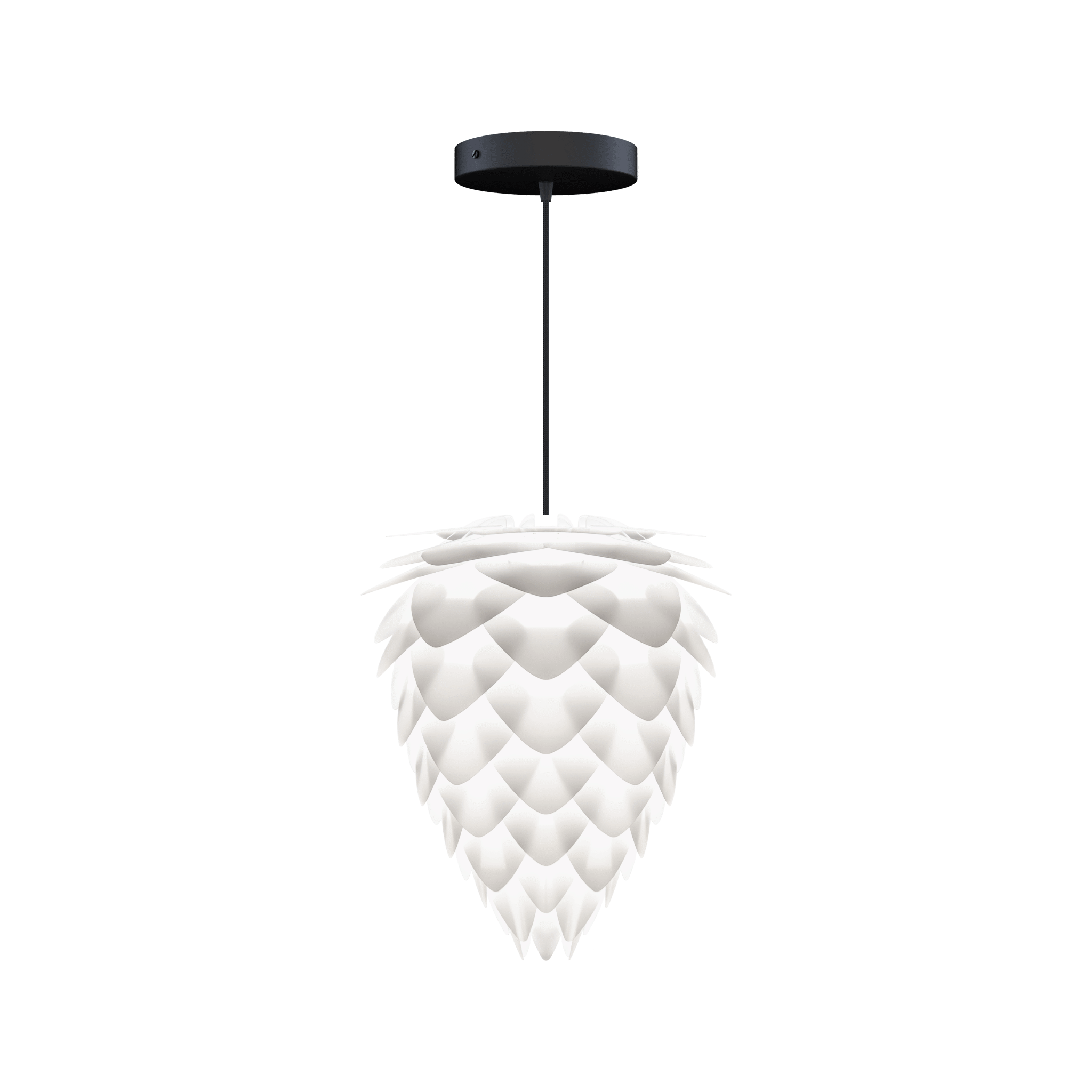 UMAGE Conia pendel i Pearl White, Ø30 cm med Rosette i sort