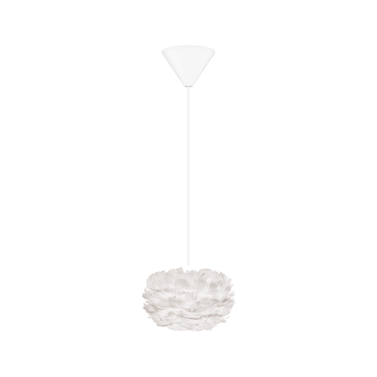 UMAGE Eos pendel i White, Ø22 cm med Cord Set i hvid